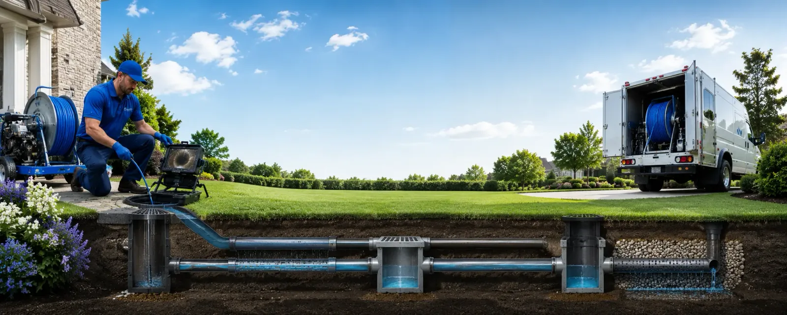 Outdoor drain cleaning information for Orangeburg, NY